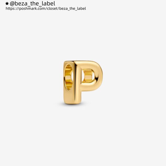 Pandora Letter P Alphabet Charm - Picture 1 of 5